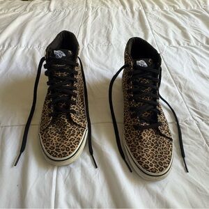 Vans Leopard Print Sneakers